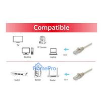 cat6 kabelis 15m - Equip Cable CAT 6 U/UTP 15m Grey - 2 nuotrauka