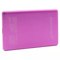 magsafe baterija - Realpower PB-5000 MAG, 5000mAh, 20W, rožinė - 2 nuotrauka