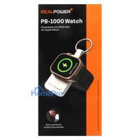 mini power bank - RealPower 1000watch 1000 mAh Balta (White) - 2 nuotrauka