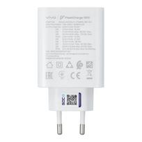 usb c pakrovejas - VIVO originalus Flash Charge USB-C 3A 120W pakrovėjas V12060L1B0 Baltas (White) - 4 nuotrauka
