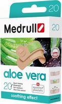 medrull pleistras - MEDRULL ALOE VERA, pleistrų rinkinys, 20 vnt. - 2 nuotrauka