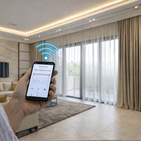 ismanios uzuolaidos - Feelspot FS-CM06W Išmanusis elektrinis užuolaidų valdymo rinkinys (6m) WiFi - 5 nuotrauka