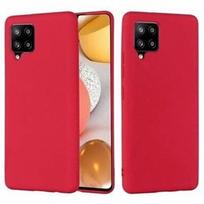 Mocco Liquid Soft Back Case For Samsung Galaxy A42 5G Red