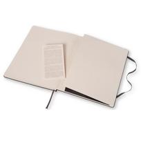uzrasu knygute - Moleskine Užrašų knygelė Moleskine su kietu viršeliu su languotais raštais juodos spalvos XL - 2 nuotrauka