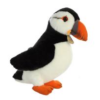 zaislai pingvinas - Pliušinis žaislas pingvinas Aurora Miyoni, baltas/juodas, 25 cm - 2 nuotrauka