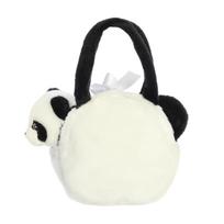 panda zaislai - AURORA FANCY PALS Pliušinis žaislas panda rankinėje, 20 cm, balta/juoda (White/Black) - 2 nuotrauka