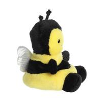 zaislas bite - Pliušinis žaislas bitė Aurora Palm Pals, juodas/geltonas, 12 cm - 3 nuotrauka
