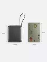 mini power bank - Energea Integra Mini 35, 10000mAh, 35W, pilkas (grey) - 3 nuotrauka