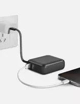 mini power bank - Energea Integra Mini 35, 10000mAh, 35W, pilkas (grey) - 4 nuotrauka
