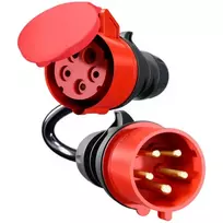 laidas 11kw - go-e Gemini flex adapteris 11 kW CEE raudona (Red) 16A > CEE raudona (Red) 32A - 2 nuotrauka