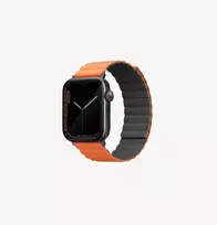 apple watch 9 45mm - Uniq Revix dirželis Apple Watch 1/2/3/4/5/6/7/8/SE/SE2/Ultra 42/44/45/49mm, alyvinė-balta (Lilac-White) - 3 nuotrauka
