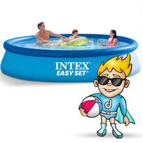 pripuciami baseinai - Baseinas Intex Easy Set 366x76 cm, su filtru - 4 nuotrauka