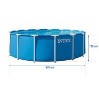sodo siurbliai - Karkasinis baseinas Intex 28242NP, 457 x 457 x 122 cm - 3 nuotrauka