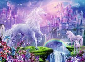vienaragis delione - Ravensburger dėlionė Unicorn Kingdom 12907, 100 vnt. - 2 nuotrauka