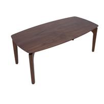 graikiniai riesutai - Kavos staliukas Home4you Haydie, riešuto, 120 cm x 60 cm x 45 cm - 4 nuotrauka
