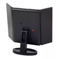 veidrodis su apsvietimu juodas - Extralink makiažo veidrodis su apšvietimu, juodas (Black) - 3 nuotrauka