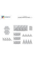 magnetines detales - Connetix - Clear Starter Pack magnetinis konstruktorius, 34 detalių - 3 nuotrauka