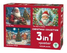 Dėlionė 3in1 Christmas Collection, 48 x 68 cm, 3000 det.