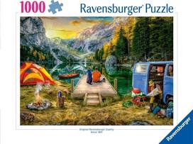 Multigra At the Campsite, 70 x 50 cm, 1000 det.
