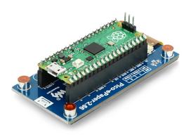 raspberry pi pico 2 - Waveshare 20052 E-Paper E-Ink ekranas 2.66'' 296x152px - SPI - 2 spalvų (2 colors) - Raspberry Pi Pico - 3 nuotrauka