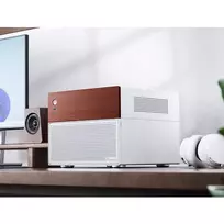 mini itx korpusas - Jonsbo N4 WHITE kompiuterio korpusas „Micro Tower“ Balta - 5 nuotrauka