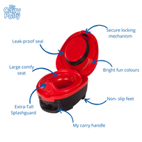 naktipuodziai vaikams - Kelioninis puodukas My Carry Potty Ladybird - 4 nuotrauka