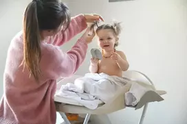 vystymo stalas - Beaba vystymo lenta CAMELEO, Ruda (Brown) - 2 nuotrauka