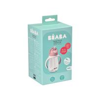 vaikiski - BEABA gertuvė su šiaudeliu 300 ml Old Pink 913480 - 5 nuotrauka