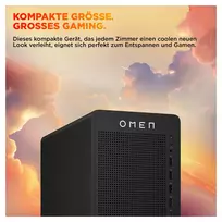 desktop pc - HP Omen 16L TG03-0177ng AMD Ryzen 7 8700F 32GB DDR5 1TB SSD NVIDIA GeForce RTX 5060 Ti Windows 11 Juodas (Black) - 10 nuotrauka