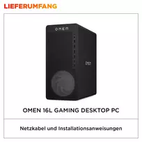 desktop pc - HP Omen 16L TG03-0177ng AMD Ryzen 7 8700F 32GB DDR5 1TB SSD NVIDIA GeForce RTX 5060 Ti Windows 11 Juodas (Black) - 12 nuotrauka