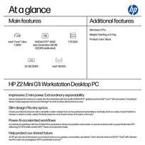 nvidia rtx ada - HP Z2 Mini G1i ,  Intel Core Ultra 7 265K ,  32GB RAM ,  1TB SSD ,  NVIDIA RTX 2000 16GB ,  Juodas (Black) ,  Windows 11 Pro - 16 nuotrauka