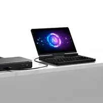ddr5 - GPD Pocket 4, Ryzen 7 8840U, 16 GB, 1 TB, 8", WQXGA (2560x1600), Touchscreen 144Hz, Grafitas (Graphite) - 5 nuotrauka