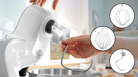 bosch mum5 - Bosch MUM58210 Series 4, Virtuvinis kombainas, 1000 W, Baltas (White) - 4 nuotrauka