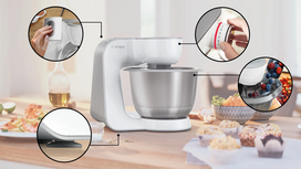 bosch mum5 - Bosch MUM58210 Series 4, Virtuvinis kombainas, 1000 W, Baltas (White) - 5 nuotrauka