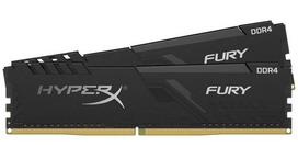 8gb ddr4 2666mhz - Kingston HyperX Fury Black 8GB 2666MHz CL16 DDR4 KIT OF 2 HX426C16FB3K2/8 - 2 nuotrauka