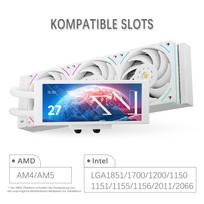 thermalright - Thermalright Trofeo Vision 360 A-RGB Baltas (White) - 2 nuotrauka