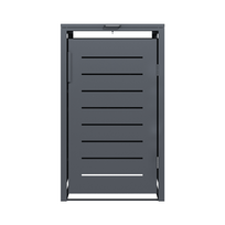 Metalinė konteinerių stoginė, 240 l, pilka (Grey)