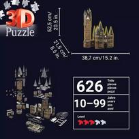 haris poteris leidimo - Ravensburger 3D dėlionė Hario Poterio Hogvartso pilis - Astronomijos bokštas Nakties leidimas 11551, 540 vnt. - 2 nuotrauka