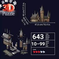 ravensburger 3d puzzle - Ravensburger Hogwarts Castle - The Great Hall Night Edition 11550, 540 det. - 2 nuotrauka
