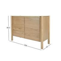 komoda - Komoda Home4you Gardenia, Ąžuolo (Oak) - 2 nuotrauka