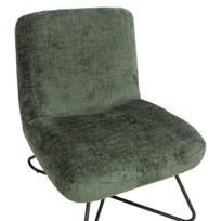 samanos - Fotelis Home4you Farica, žalias, 74 cm x 65 cm x 84 cm - 3 nuotrauka