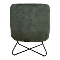 samanos - Fotelis Home4you Farica, žalias, 74 cm x 65 cm x 84 cm - 4 nuotrauka