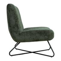 samanos - Fotelis Home4you Farica, žalias, 74 cm x 65 cm x 84 cm - 5 nuotrauka