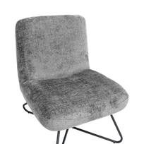 senukai foteliai - Fotelis Home4you Farica, tamsiai pilka, 74 cm x 65 cm x 84 cm - 5 nuotrauka