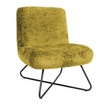 senukai kedes - Fotelis Home4you Farica, geltonas, 74 cm x 65 cm x 84 cm - 2 nuotrauka