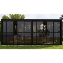 stogine - Stumdoma sienelė pavėsinei Home4you MIRADOR-111, 4m, Juoda (Black) - 2 nuotrauka