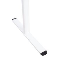 stalas 120x60 - Home4you Ergo Light Reguliuojamo aukščio stalas su 1 varikliu 120x60 cm Baltas (White) - 4 nuotrauka