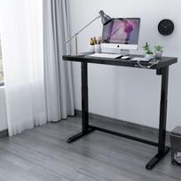 rasomasis stalas 60 - Rašomasis stalas Home4you Ergo 18696, juodas - 4 nuotrauka