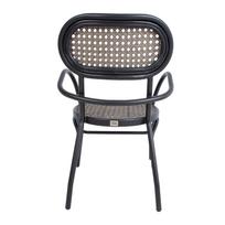 senukai foteliai - Lauko kėdė Home4you Bolgheri, ruda/juoda - 5 nuotrauka