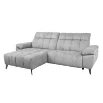 reglaineris pilka - Kampinė sofa Home4you Luzern, šviesiai pilka, kairinė, 264 x 160 cm x 85 cm - 3 nuotrauka